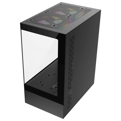 CiT Celcius EBK Micro Tower Gaming Case - Black 
